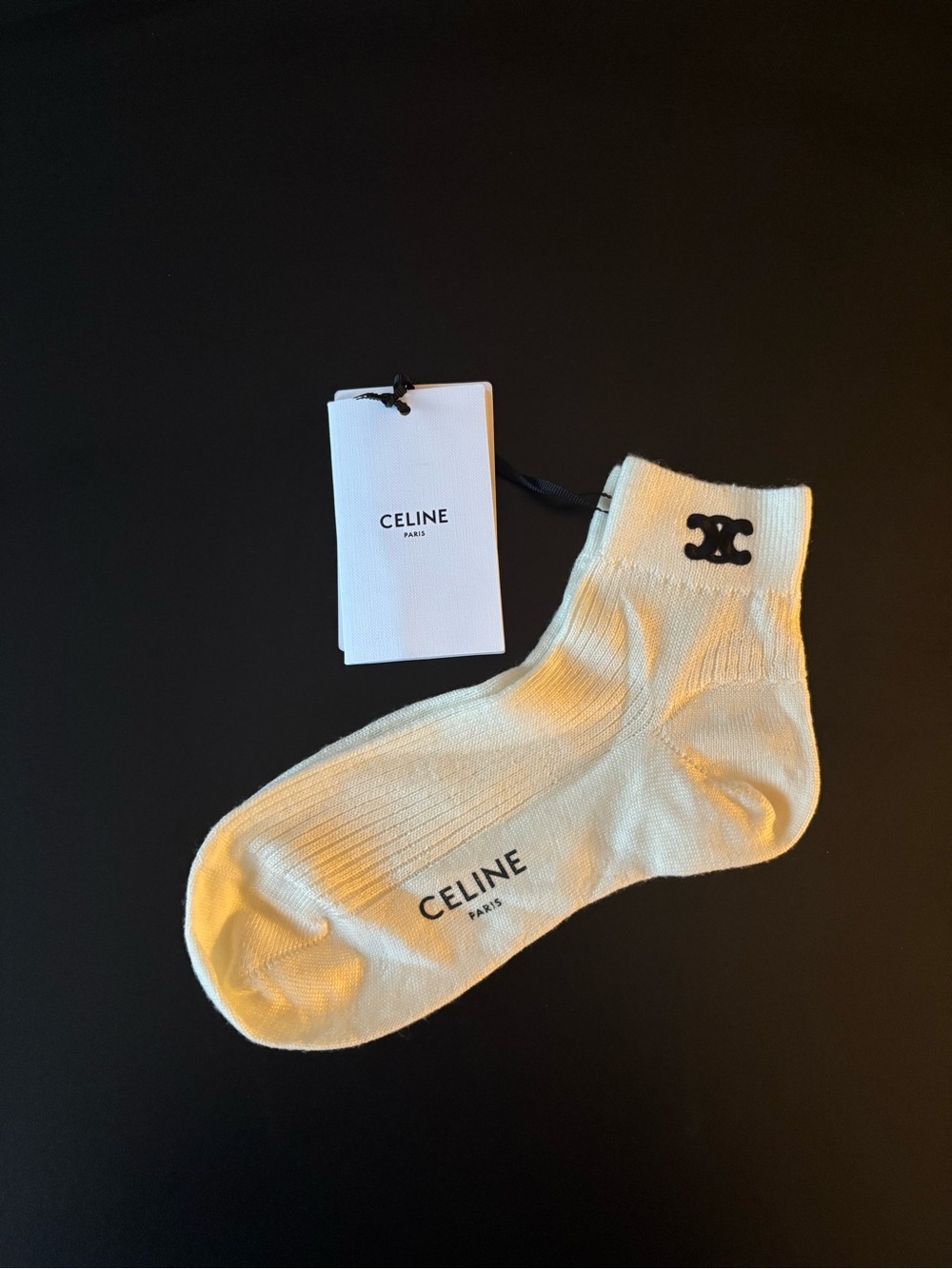 NWT Celine Paris socks